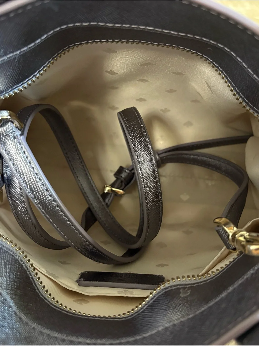 kate spade Glitter Lavender Satchel
